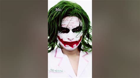 Heath Ledger Joker Transformation Cosplay Cosplay Joker Heathledger Viral Viralvideo Short