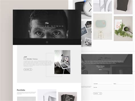 Personal Portfolio Template | Free PSD Template | PSD Repo