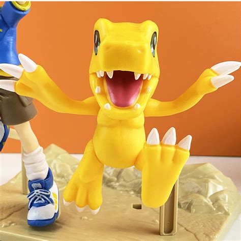 Pcs Set Cm Anime Digimon Adventure Figure Yagami Taich Agumon Ishida