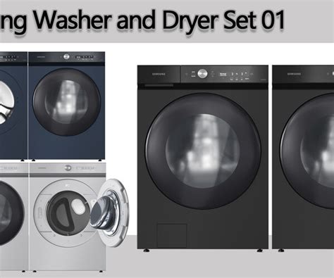 ArtStation - Samsung Washer and Dryer Set 01 | Resources