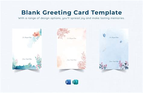 Free Editable Greeting Card Templates in Word to Download