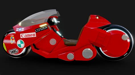 Kaneda's Bike Revival Version Akira Bandai Spirits Akira Project BM ...