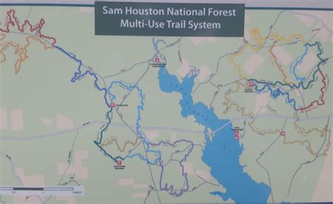 Sam Houston National Forest Trail Map - Maping Resources