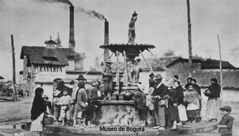 Historia Fotogr Fica De Bogot Y Colombia On Twitter Pila De Agua