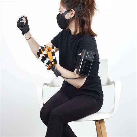 Portable Finger Rehabilitation Trainer Robot Gloves For Hand Exercises