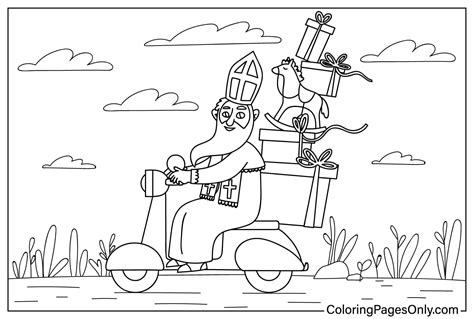 28 coloriages de la Saint Nicolas pour enfants Activités amusantes et