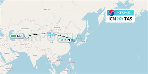 Ke Flight Status Korean Air Seoul To Tashkent Kal