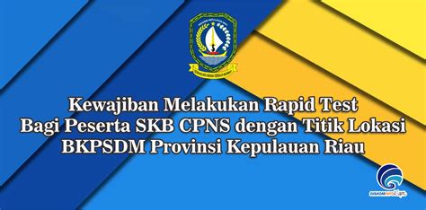 Kewajiban Melakukan Rapid Test Bagi Peserta SKB CPNS Dengan Titik