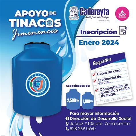 Contin A Programa De Tinacos A Bajo Costo Peri Dico La Ltima Palabra