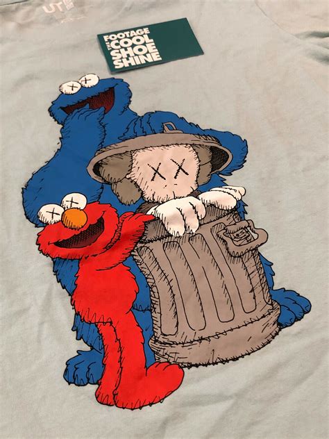 Uniqlo Kaws Sesame Street Companion Trash Can Elmo Co Gem