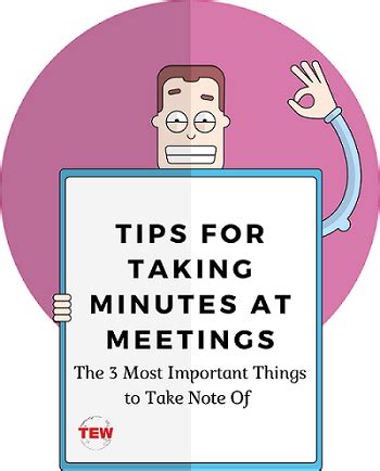 Top 3 Tips for Taking Meeting Minutes | The Enterprise World