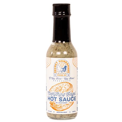Secret Handshake Food Co | Everything Bagel Hot Sauce 5oz - Walmart.com