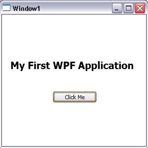 Simple WPF Application WPF Examples And Tutorials