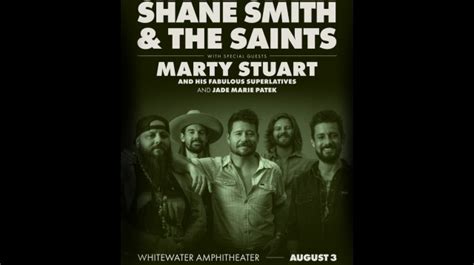 Shane Smith And The Saints Tickets At Whitewater Amphitheater In New Braunfels By Whitewater