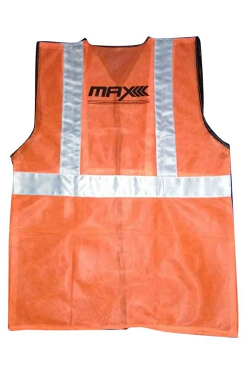 Without Sleeves Polyester Reflective Safety Jacket For Construction