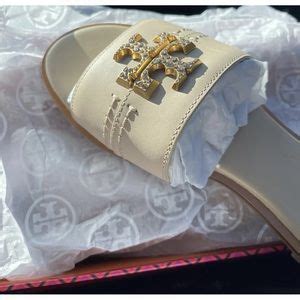 Tory Burch Shoes Nib Tory Burch Everly Slide Sandals Calf Leather