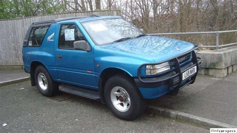 Vauxhall - Frontera Sport - 2.5 TDS (115 Hp) (Diesel) 1996/1998 car ...