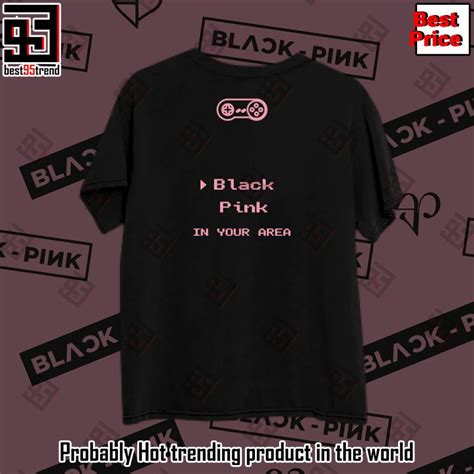 Blackpink 7th Anniversary Neon Script In Your Area T Shirt