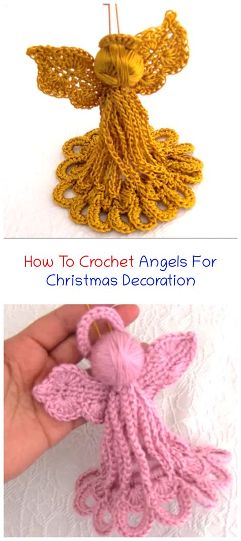 How To Crochet Angels For Christmas Decoration - Crochet Ideas