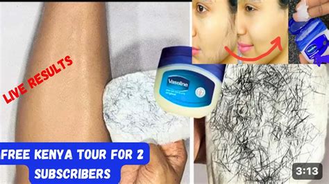 Just 5 Min To Remove Unwanted Hair With Vaseline How To Remove Facial Hair Permanently💯