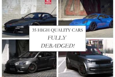 Debadged Car Pack For FiveM [35 Cars] » Tebex Store