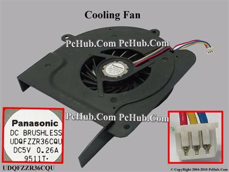 DC 5V 0 26A Bare Fan UDQFZZR36CQU Panasonic UDQFZZR36CQU Cooling Fan