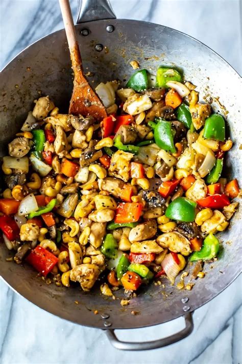 Cashew Chicken Stir Fry Meal Prep Recipe The Girl On Bloor