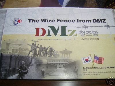 Korean War DMZ Fence Wire in Presentation Case | #38386294