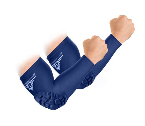 Padded Arm Sleeves - Navy Blue – Bucwild Sports