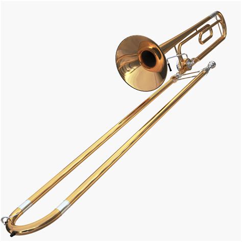 Trombone 3D Model 19 Max Fbx Obj 3ds Free3D