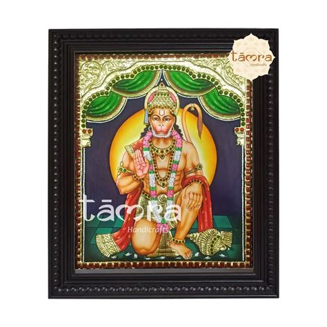 Buy Hanuman Tanjore Painting From Tamra Handicrafts