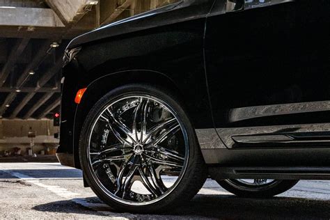 Cadillac Escalade Rims 26x10 Morpheus Diablo Wheels