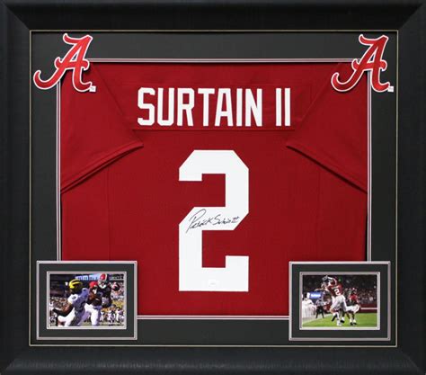 Patrick Surtain Ii Signed Custom Framed Jersey Display Jsa Pristine