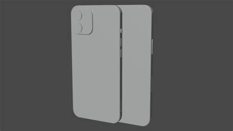 Iphone 12 Mini With All Colors 3d Model Cgtrader