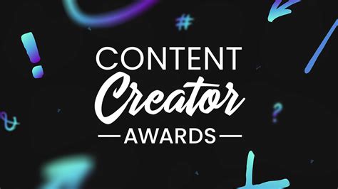 Categories Content Creator Awards