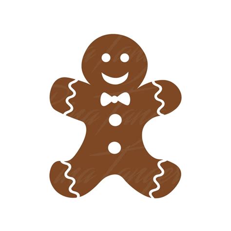 Gingerbread Man Svg Christmas Svg Png Dxf Cutting Files Cricut Etsy