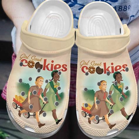 Girl Scout Cookies 5 Unisex Crocs - RobinPlaceFabrics