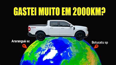 Quanto Eu Gastei Para Rodar Km A Ford Maverick Youtube