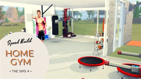 The Sims 4 Home Gym Speed Build YouTube