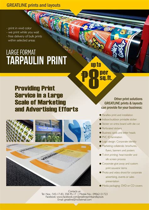 Large Format Tarpaulin Printing Metro Manila Philippines Buy And Sell