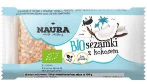 BIO Sezamki Z Kokosem Naura 27 G Inny Producent Sklep EMPIK