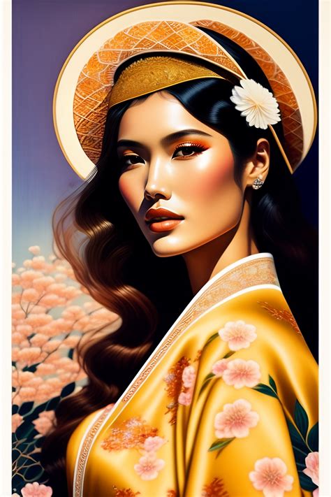 Lexica EIZA GONZÁLEZ portrait by ikenaga yasunari and ayana otake