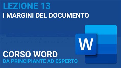 Definire I Margini Word Tutorial Italiano Corso Youtube