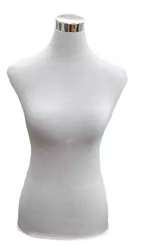 Torso Maniqu Dama Blanco Exhibici N Ropa Femenina Rondon Cuotas Sin