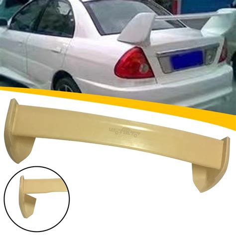 Sample Customization ABS Plastic Rear Spoiler Wing For Mitsubishi