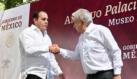 Refrenda AMLO su respaldo al Gobernador de Morelos Cuauhtémoc Blanco