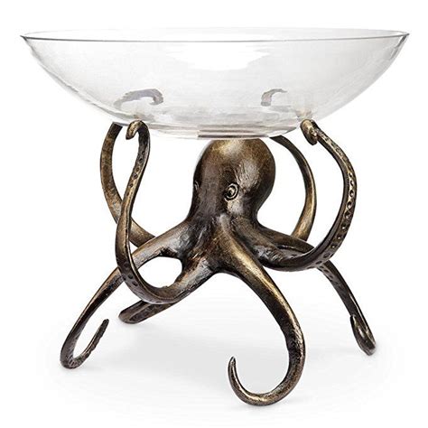 Octopus Bowl Decorative Bowls Bowl Glass Bowl