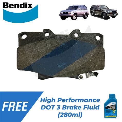 Bendix Brake Pads GCT DB1199 Front Set For Toyota Landcruiser 80 LX450