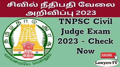 Civil Judge Exam 2023 Madras High Court Recruitment Tamilnadu