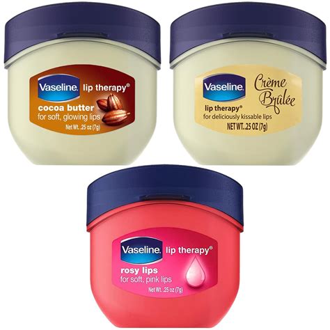 vaseline lip therapy bundle vaseline lip balm multi pack creme